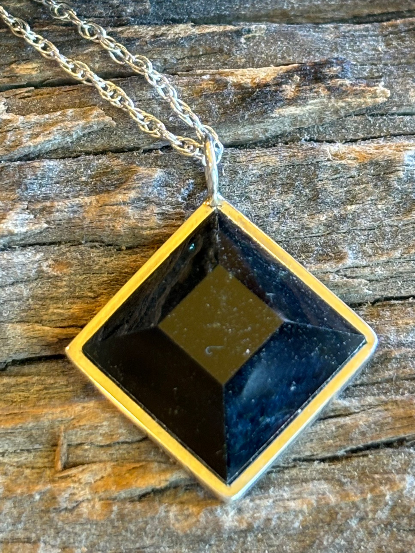 Brazil Black Faceted Tourmaline Necklace