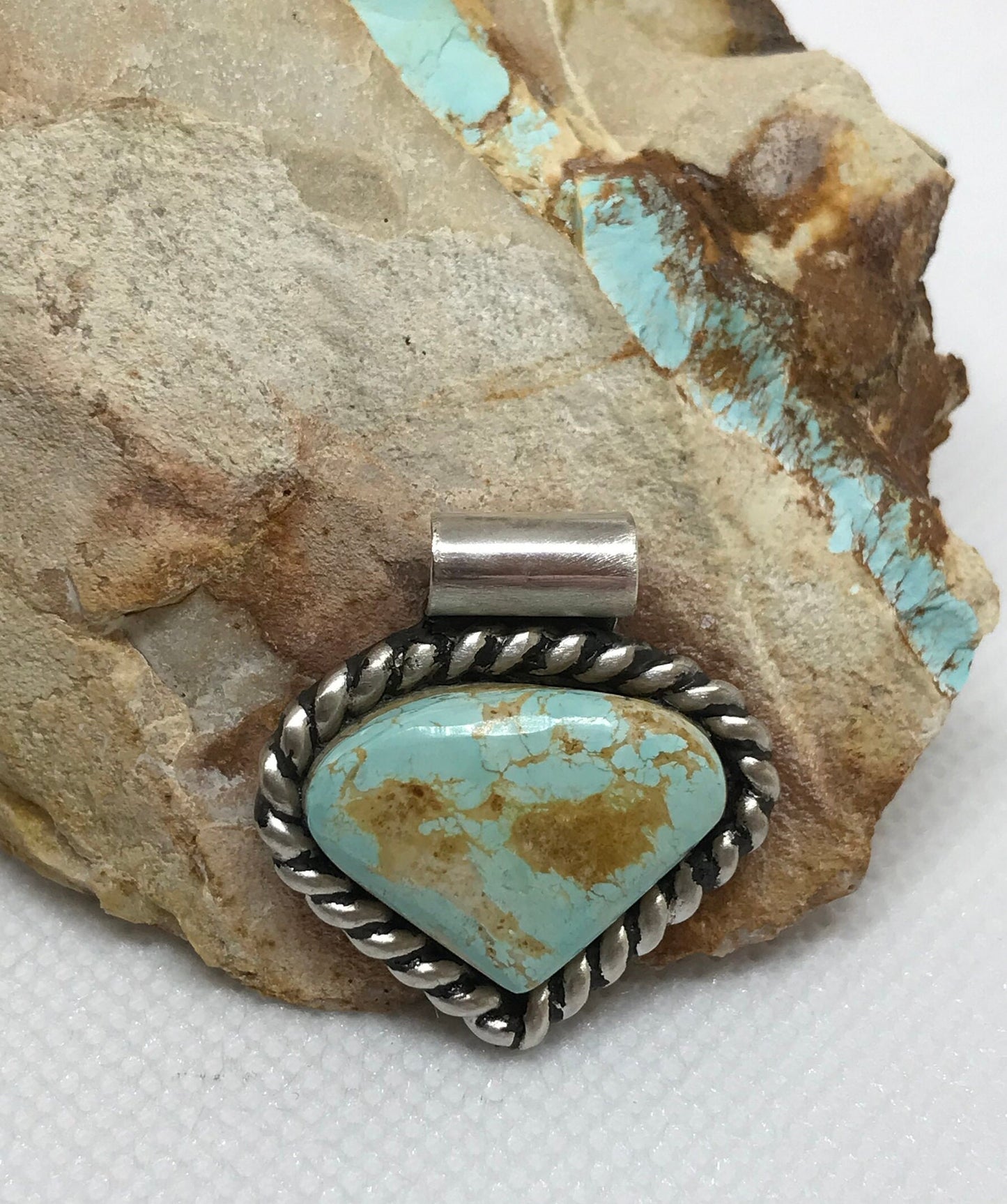 Nevada Royston Turquoise and Sterling Necklace